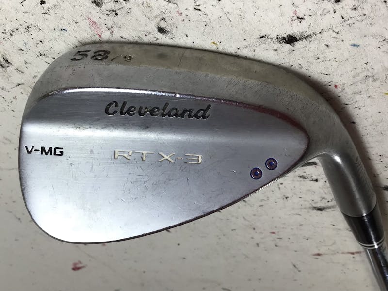 Pelmel Mundtlig Vurdering Used Cleveland RTX-3 58 Degree Regular Flex Steel Shaft Wedges Wedges