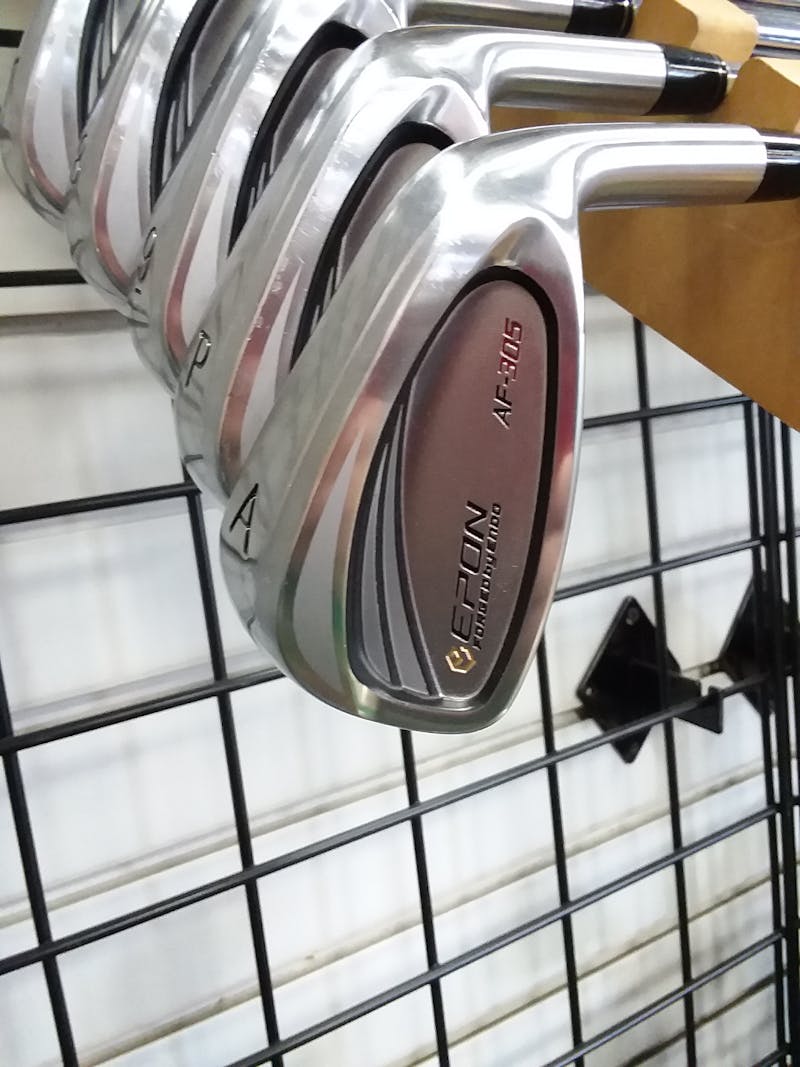 Used Epon AF-305 / AF-505 4I-GW/AW Stiff Flex Steel Shaft Iron Sets