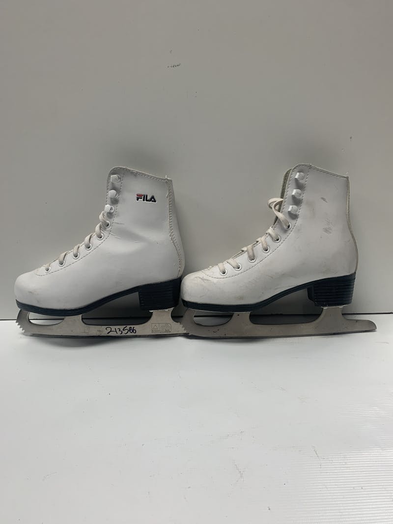 Used Fila FIGURE SKATES Junior 01 Ice Skates / Womens Figure Skates