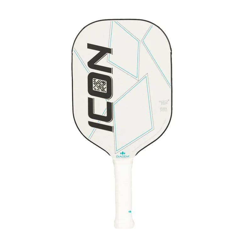 New Icon Mid White Pickleball Paddle Pickleball Paddles