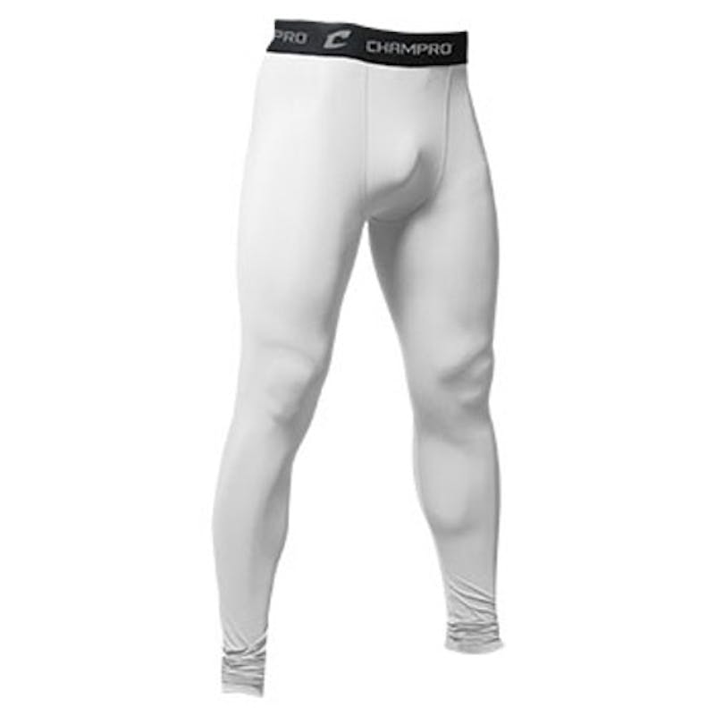 New Comp Tights WHT YTH MD Football Pants and Bottoms