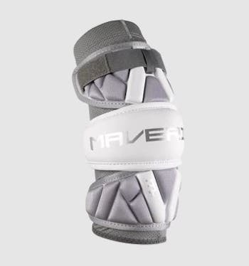 Nike Vapor Elite Lacrosse Arm Pad, White/Royal, Medium