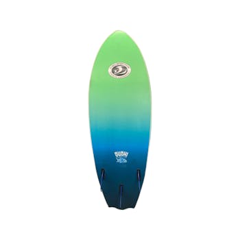 California Board Company Sushi Fish foam surfboard package 5ft 8