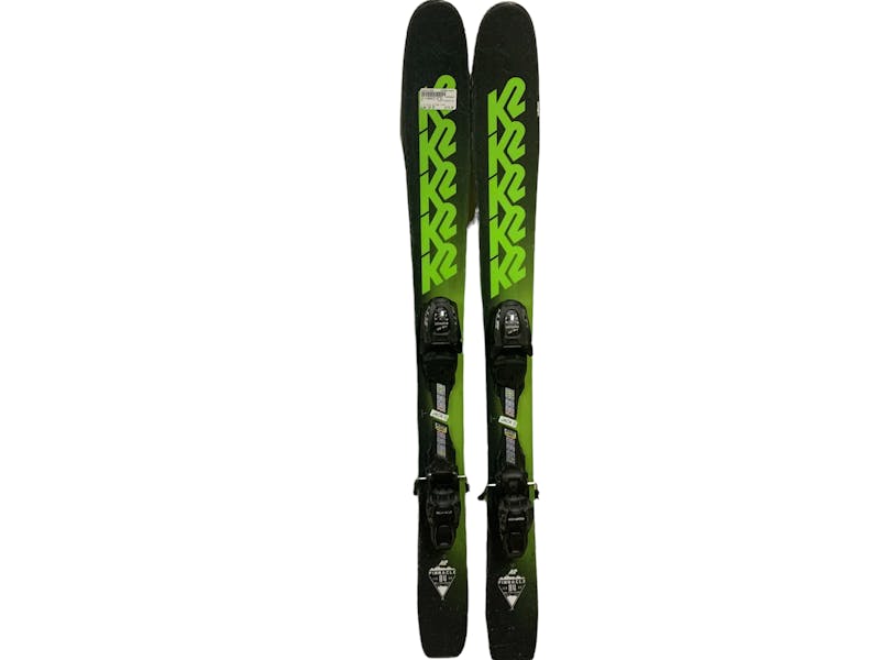 Used K2 PINNACLE 84 120 cm Boys Downhill Ski Combo