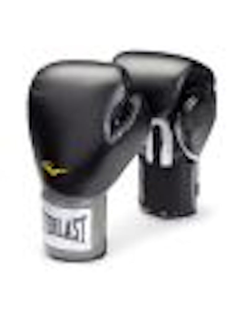 Everlast 16oz Black Elite Training Boxing Gloves 