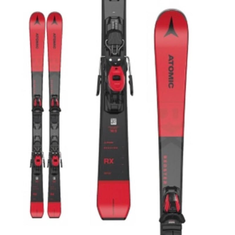 New ATOMIC REDSTER RX 142CM+M10 GW BINDING Men's Downhill Ski Combo