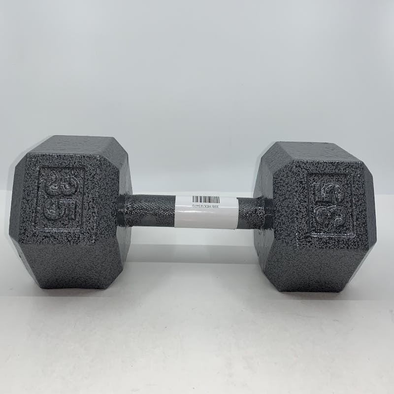 New YORK DUMBBELL HEX 35 LB Exercise Fitness Dumbbells