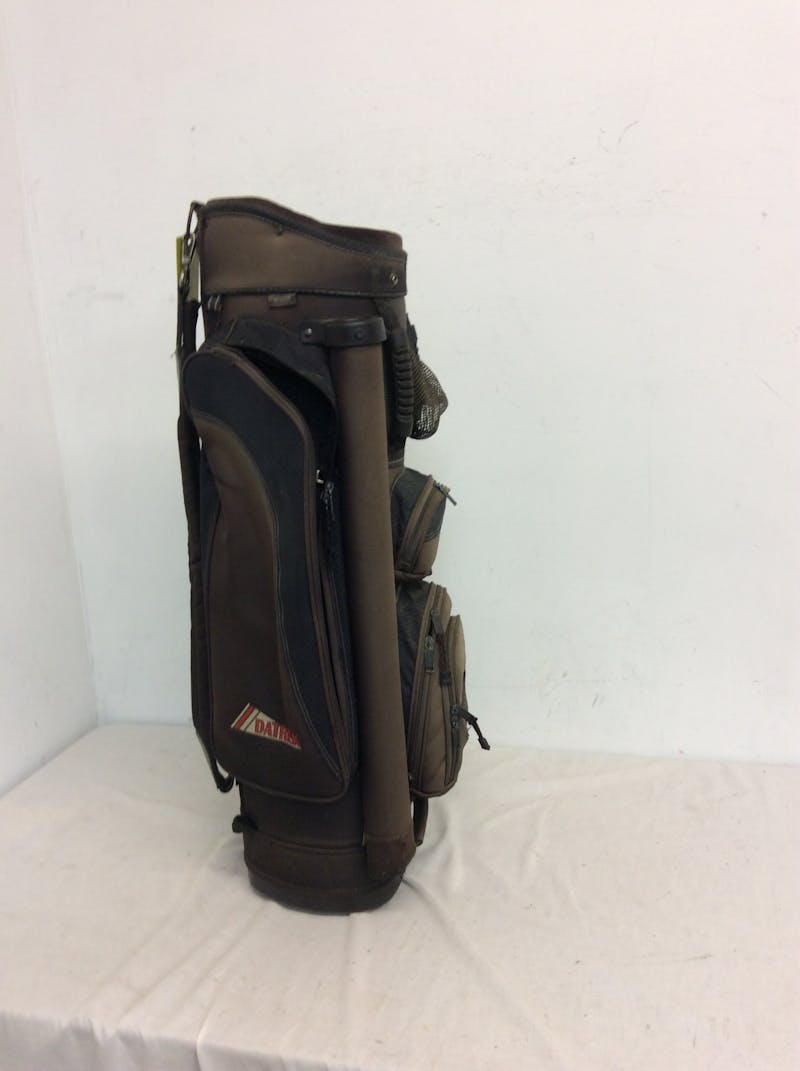 Used HotZ LEATHER BAG Golf Cart Bags Golf Cart Bags