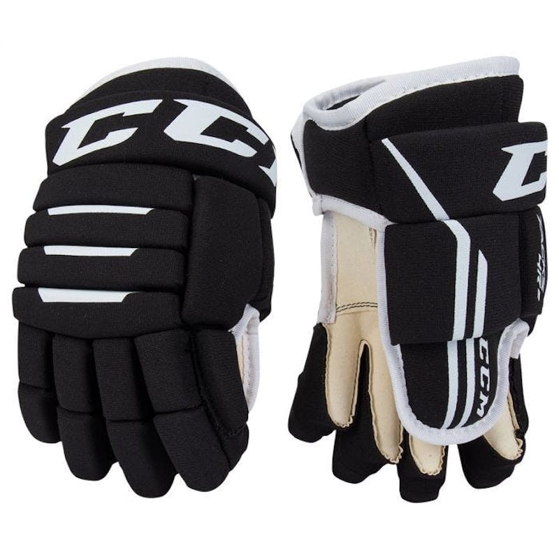 CCM Hockey Junior Tacks 4R2 Black/White Glove 
