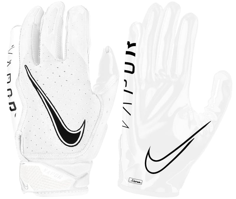 New NIKE VAPOR JET GLOVES-YSM WHITE Gloves