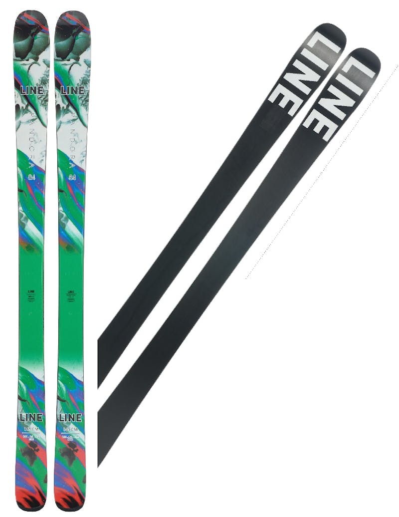 New LINE 24 PANDORA 84 158cm w/ MARKER FDT 10.0 GW BINDINGS