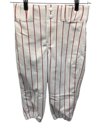 Used Champro WHITE AND RED BB PANTS MD Baseball and Softball Bottoms  Baseball and Softball Bottoms