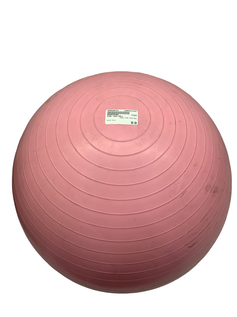 Used PINK YOGA BALL Exercise and Fitness Accessories
