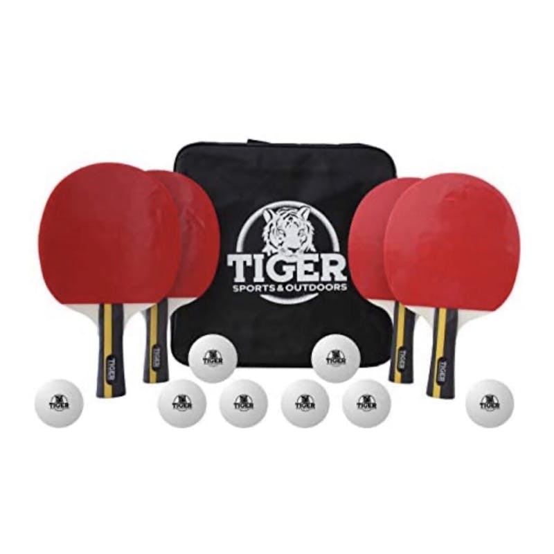 Table Tennis Rackets Balls Ping Pong Paddle Sets Indoor Outdoor Playing Games 