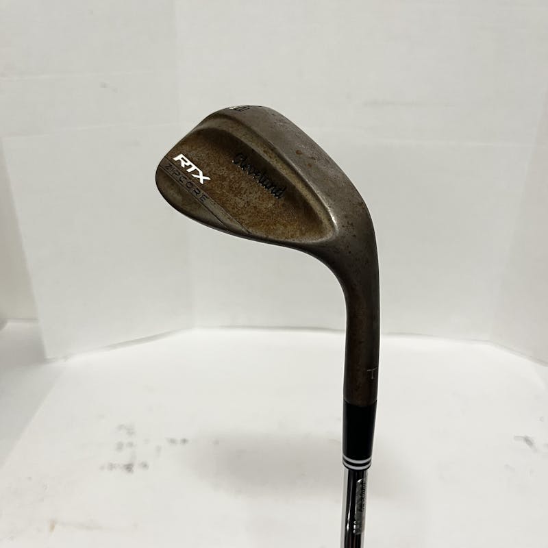 Used Cleveland RTX ZIPCORE 58 Degree Regular Flex Steel Shaft Wedges