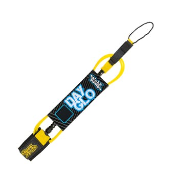 Sticky Bumps Day-Glo Comp 6' Surfboard Leash Solid Yellow 