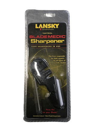 Lansky Tactical Blademedic Knife Sharpener, 4-in-1