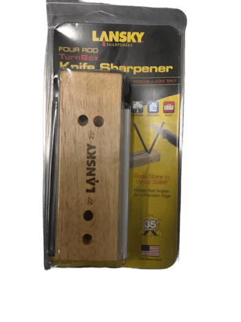 Lansky Diamond/Ceramic 4-Rod Turn Box Knife Sharpener