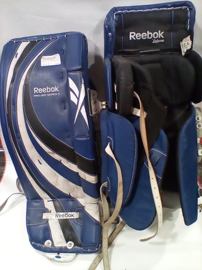 legislación ayudar Mecánica Used Reebok PREMIER 29" Ice Hockey Goalie / Leg Pads Ice Hockey Goalie /  Leg Pads