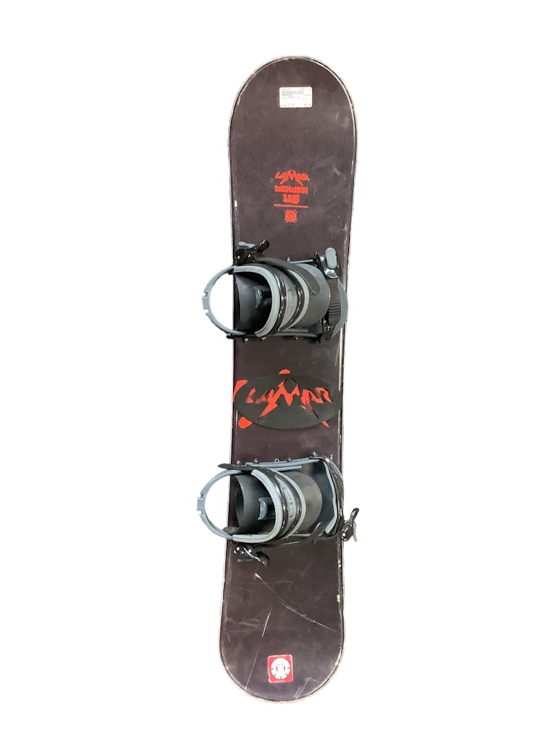 Used Lamar BENDER 115 115 cm Snowboard Combo Boys' Snowboard Combo