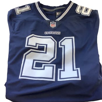 Used Nike EZEKIEL ELLIOTT COWBOYS JERSEY XL Football Tops and