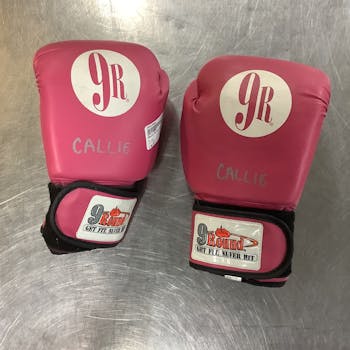 Pinnacle Boxing Gloves - Black. Pink