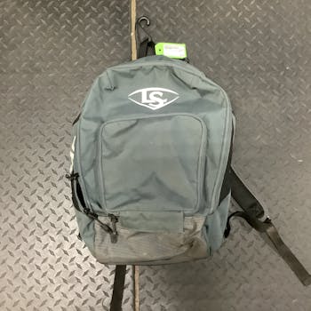 Used Louisville Slugger BACKPACK GRY/NAVY Baseball and Softball Equipment Bags  Baseball and Softball Equipment Bags