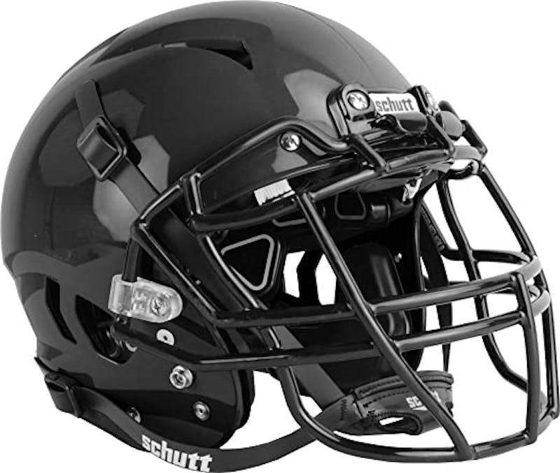 Matte black hot sale football helmets