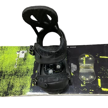 Used Burton ANDY WARHOL 154 cm Men's Snowboard Combo