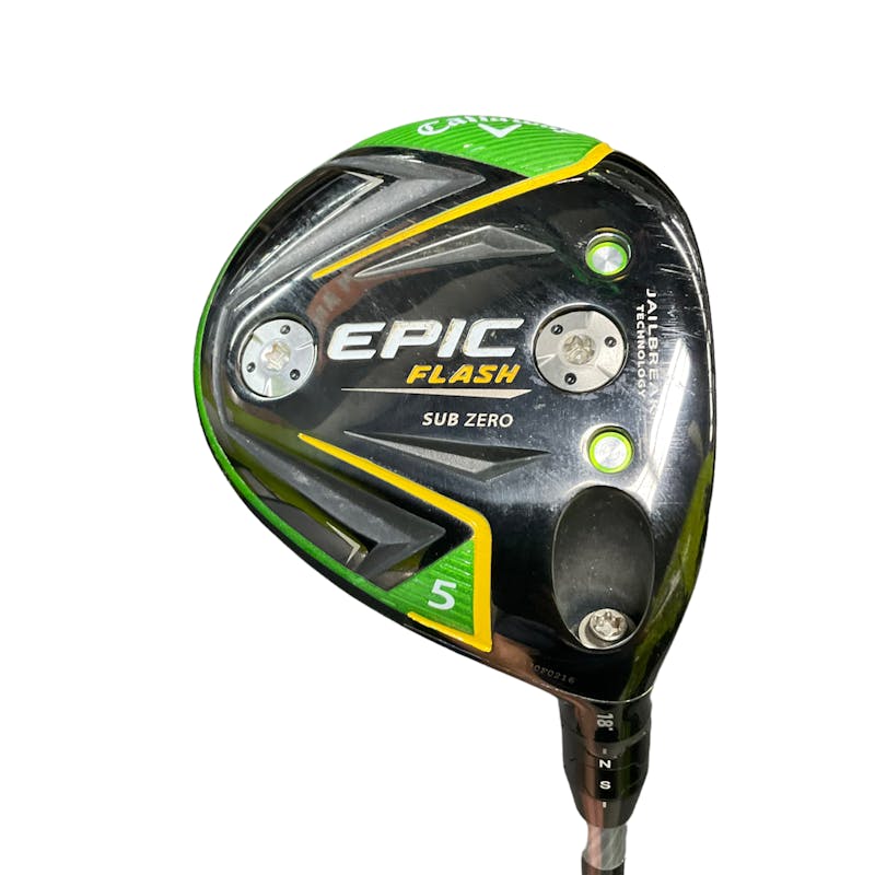 Used Callaway EPIC FLASH 5 Wood Senior Flex Graphite Shaft Fairway