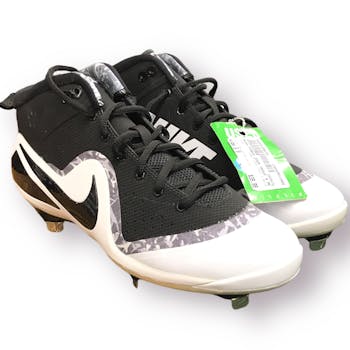 Nike Force Zoom Trout 6 Metal Baseball Cleats White Size 11.5 Mens preowned