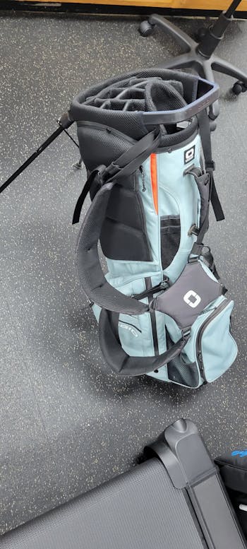 Ogio Golf Bag/Used with Stand and Backpack Strap - Black & Silver
