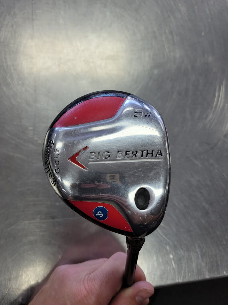 Used Callaway 2007 BIG BERTHA 5W 5 Wood Stiff Flex Graphite Shaft Fairway  Woods