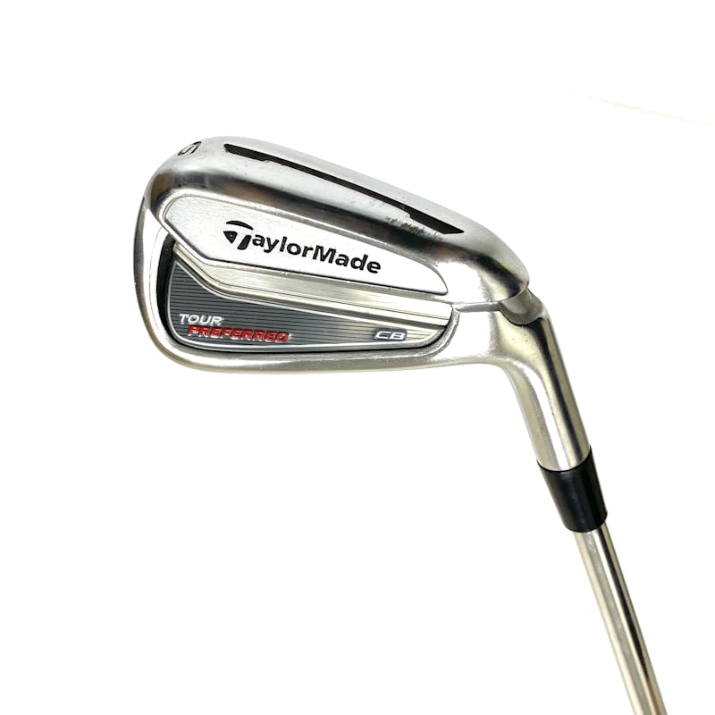 Used Taylormade TOUR PREFERRED CB 6 Iron Stiff Flex Steel Shaft