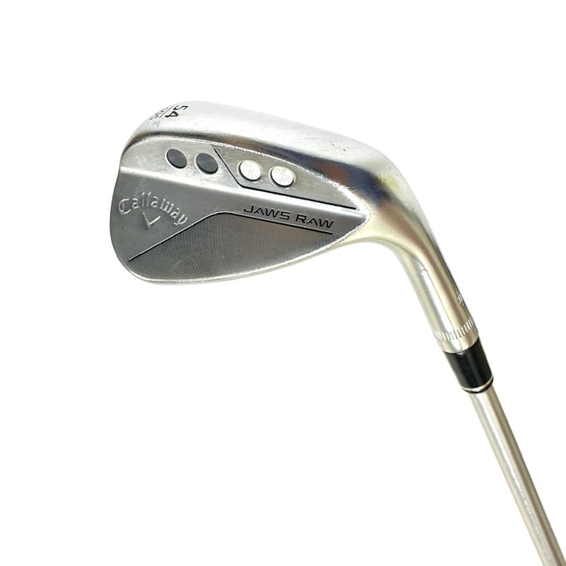 Used Callaway JAWS RAW Men's Right 54 Degree Wedge Stiff Flex Steel Shaft