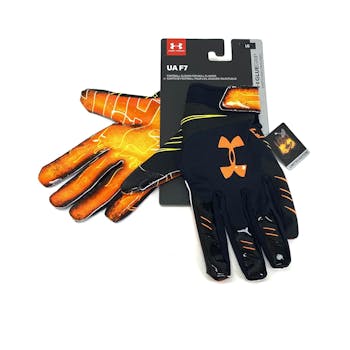 Under Armour Men's F7 Novelty Black Football Gloves XL