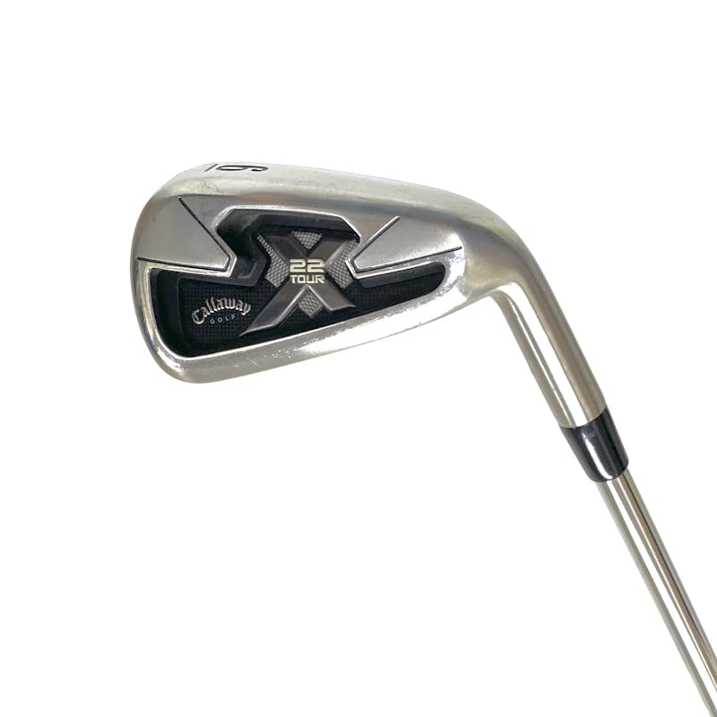 Used Callaway X 22 TOUR 6 Iron Stiff Flex Steel Shaft Individual