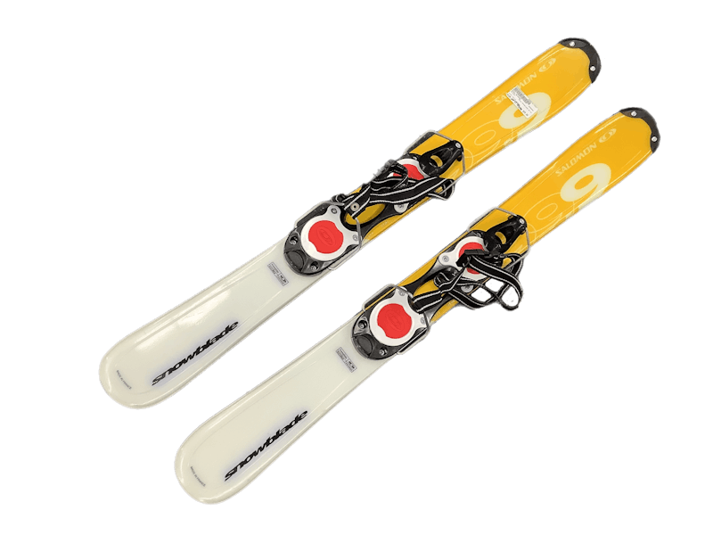 Used SNOWBLADES 99 CM 135 cm Men's Downhill Ski Combo Men's Downhill Ski Combo