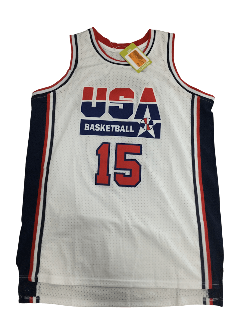 Used USA MAGIC JOHNSON JERSEY LG Basketball Tops Basketball Tops