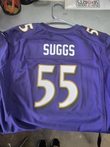 Used NFL RAVENS SUGGS WOMENS SM Football Tops and Jerseys Football Tops and  Jerseys