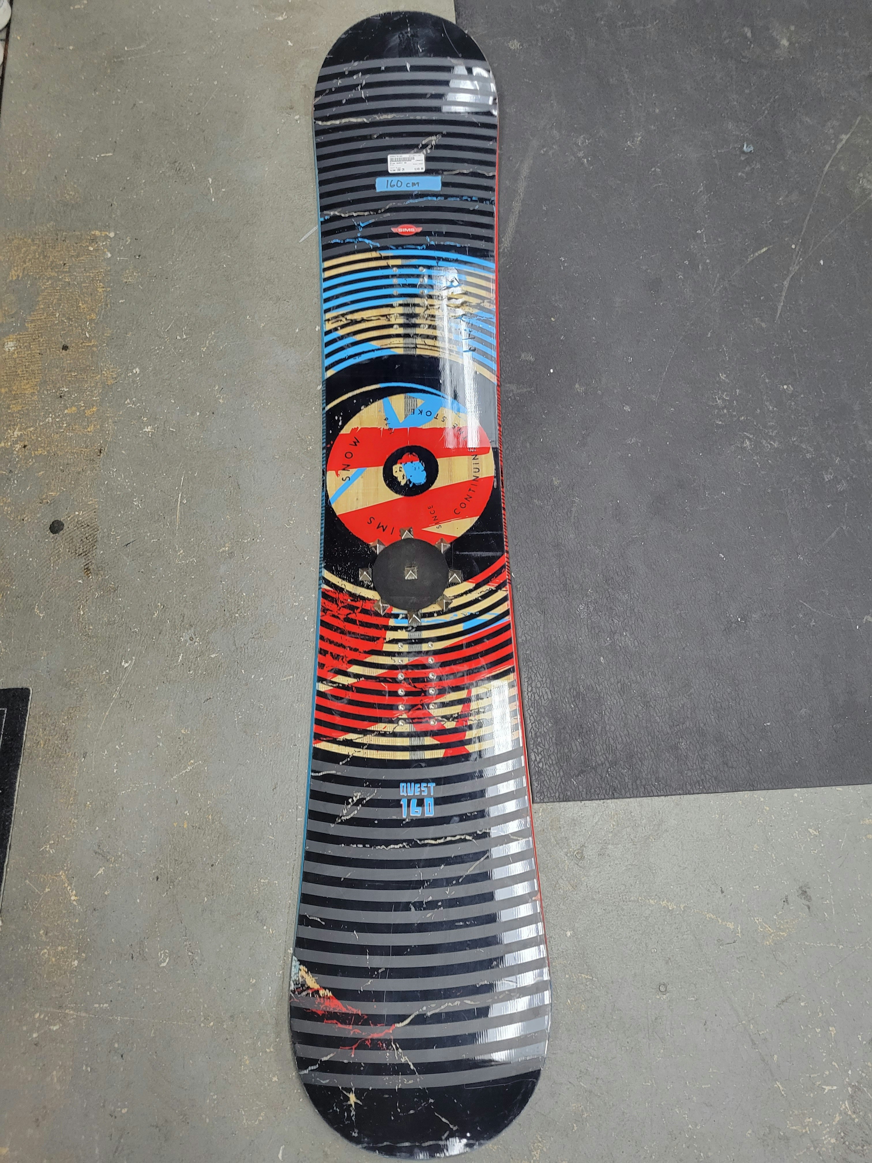 Used Sims QUEST 160 cm Mens Snowboards Mens Snowboards