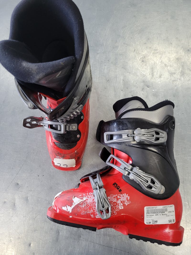 Used SPK 5 220 MP - J04 - W05 Boys' Ski Boots Boys' Downhill Ski Boots