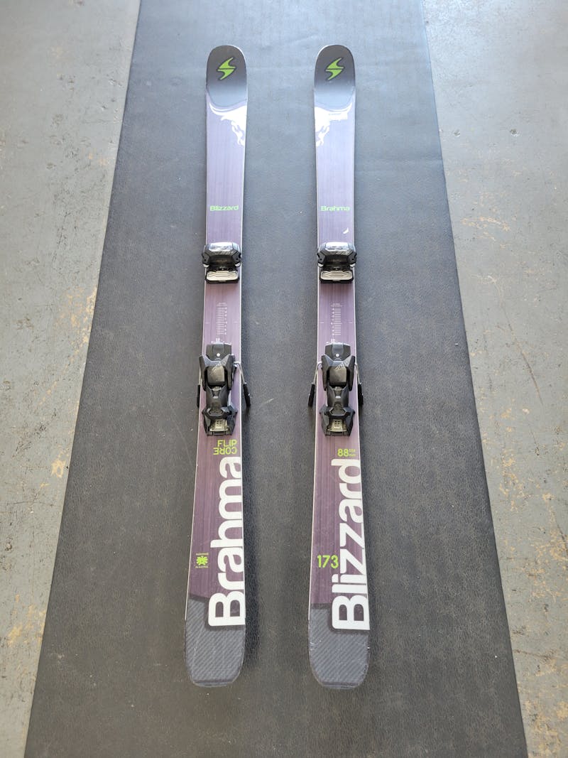 Used Blizzard BRAHMA 173 cm Men's Downhill Ski Combo Men's