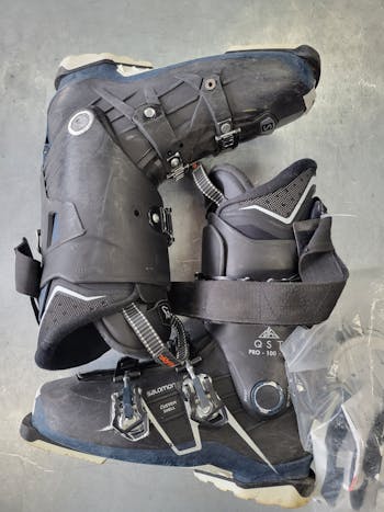 Used Salomon QST PRO 100 TR 270 MP - M09 - W10 Men's Downhill Ski Boots Men's Downhill Boots