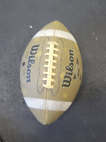 Wilson GST Leather Football, Broken In Footballs