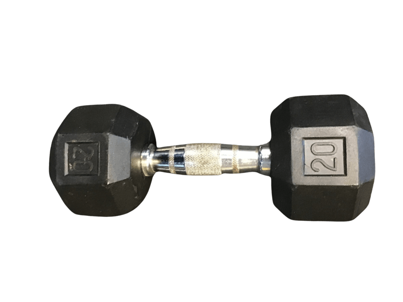 Used 20 2025 pound dumbbells