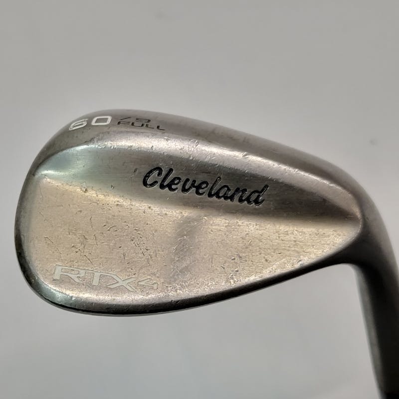 Used Cleveland RXT-4 FULL GRIND 60 Degree Stiff Flex Steel Shaft Wedges