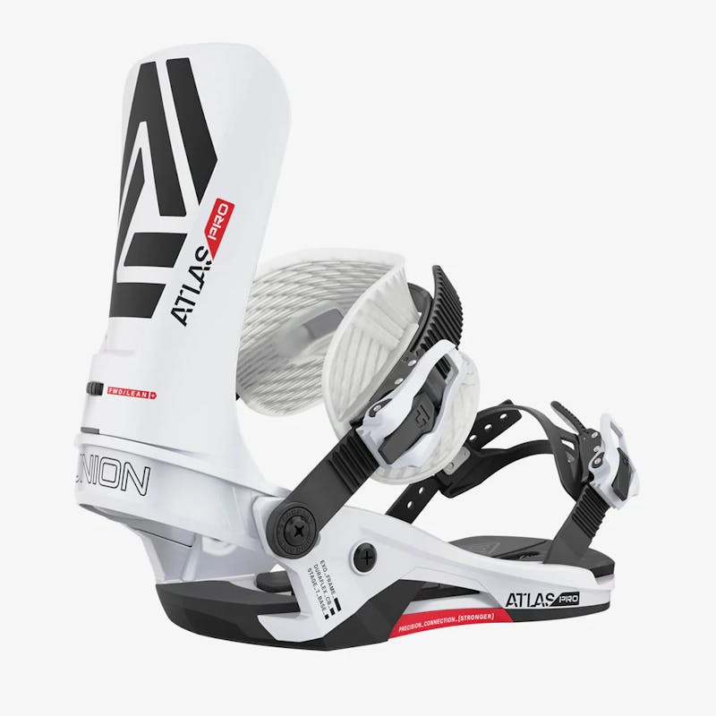 New ATLAS PRO ICE WHITE MD Men's Snowboard Bindings