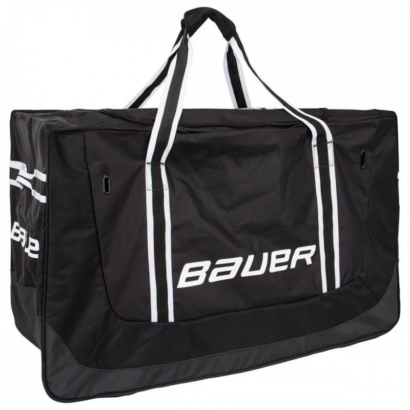 NWT Bauer Small Carry Hockey Bag Equipment Black Durable Ripstop 600D Polyester 