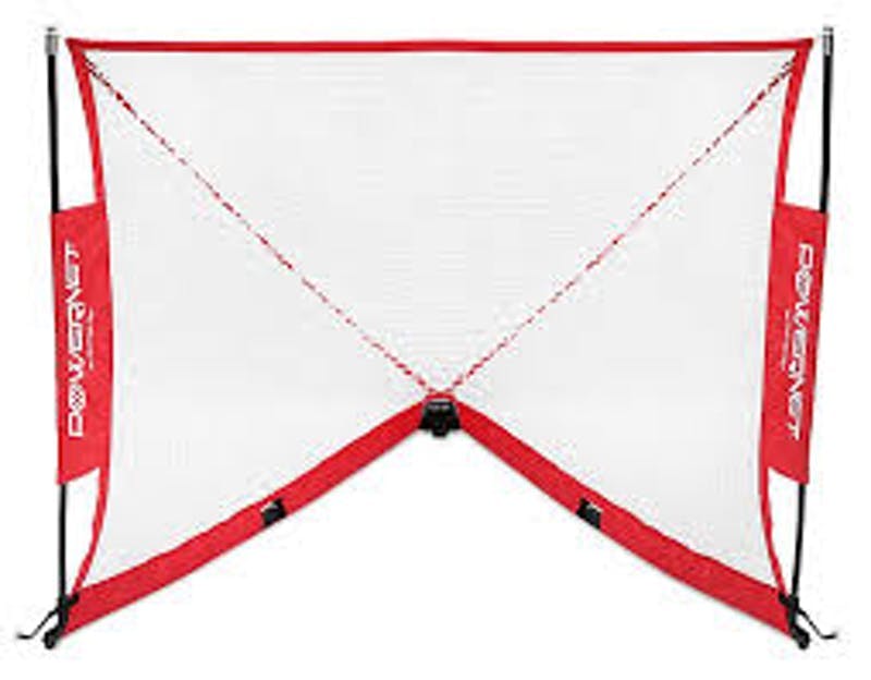 Choose from Two Sizes 6x6 or 4x4 Carrying Bag Included Quick and Easy 2 Minute Setup No Tools Required Perfect for Practice or Scrimmages PowerNet Portable Lacrosse Goal Bow Style Frame